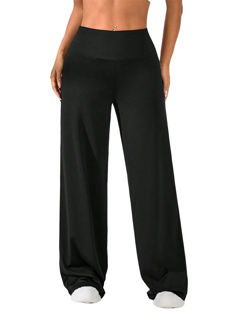 11. Women's wide-leg sports yoga pants, lifting training fitness pants