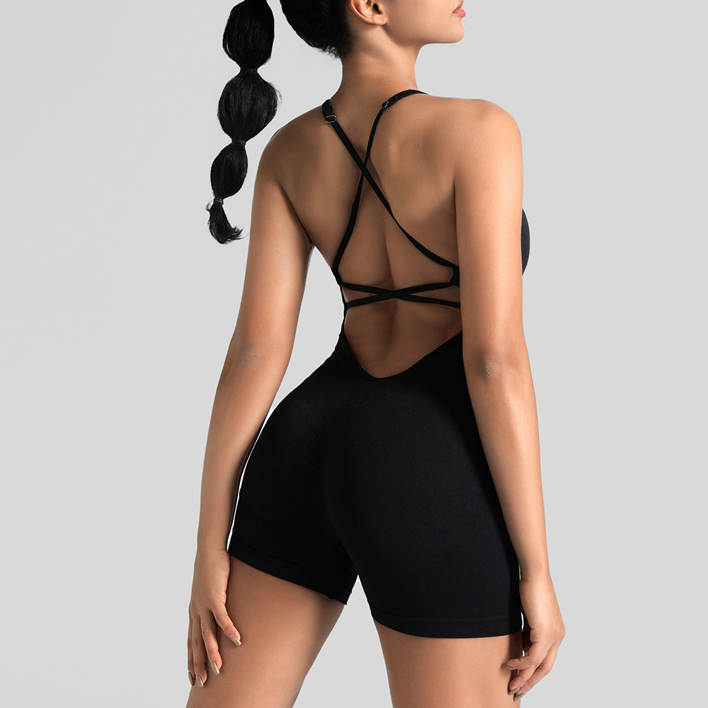 210. Sleeveless Yoga Jumpsuit