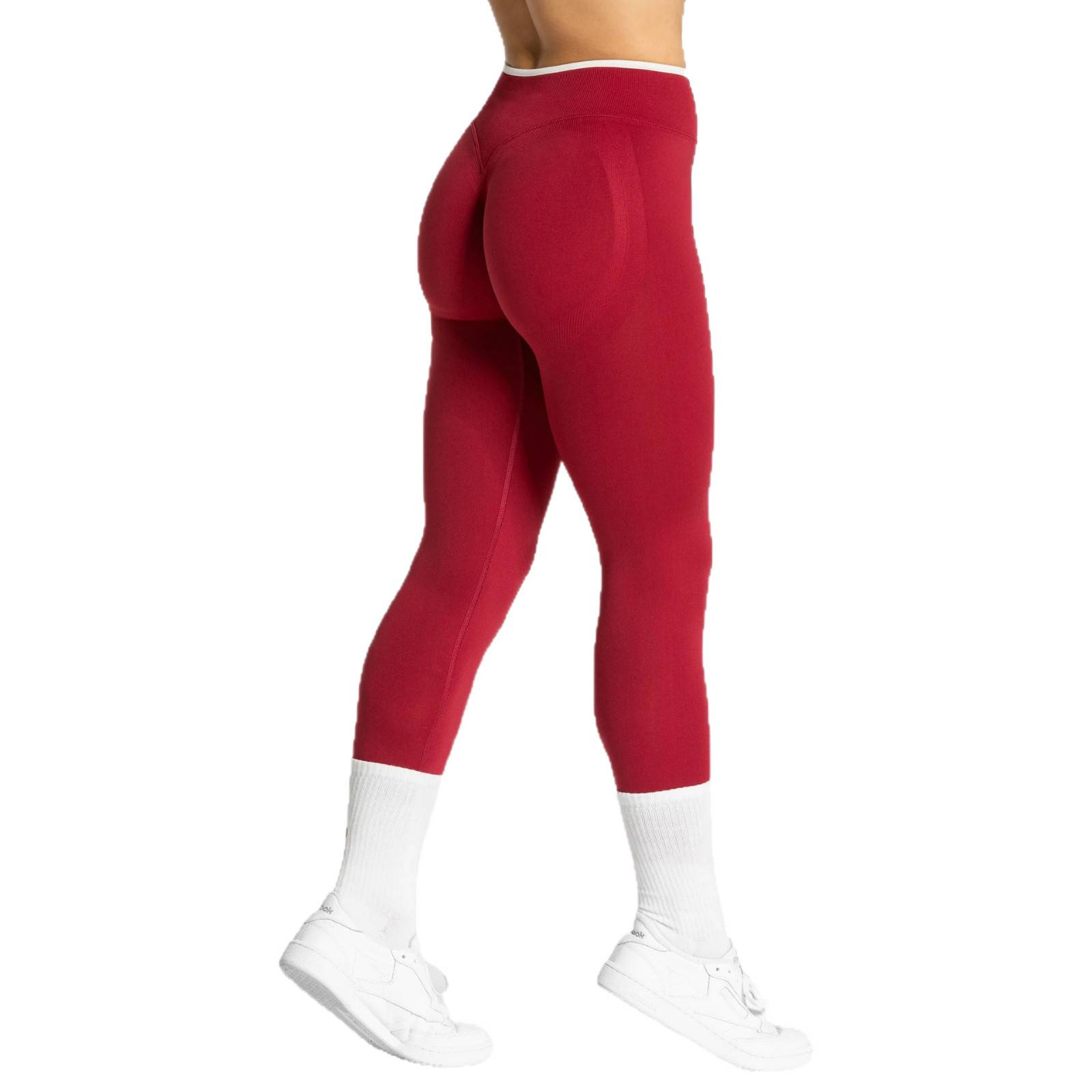 247. Color-blocked high-waisted yoga pants