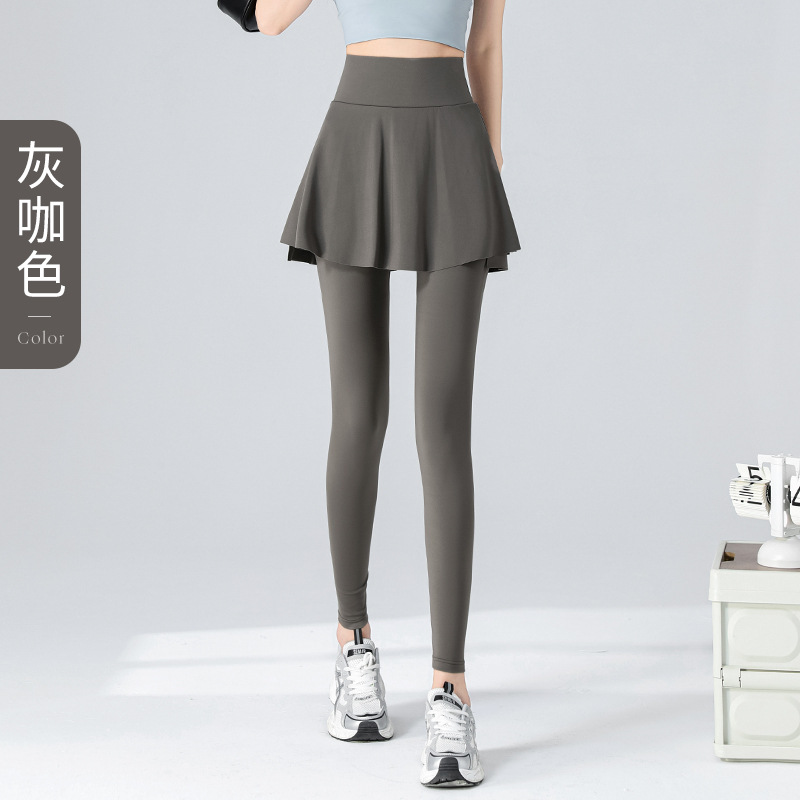 260. High-waisted, butt-lifting, two-piece design fitness leggings