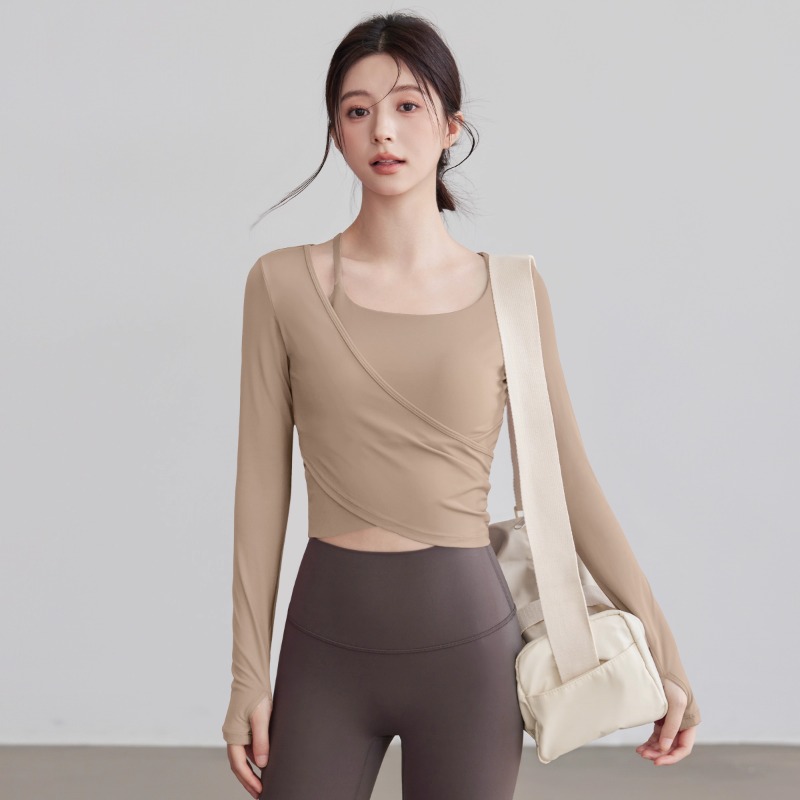 305. Professional training Pilates fitness long-sleeved top