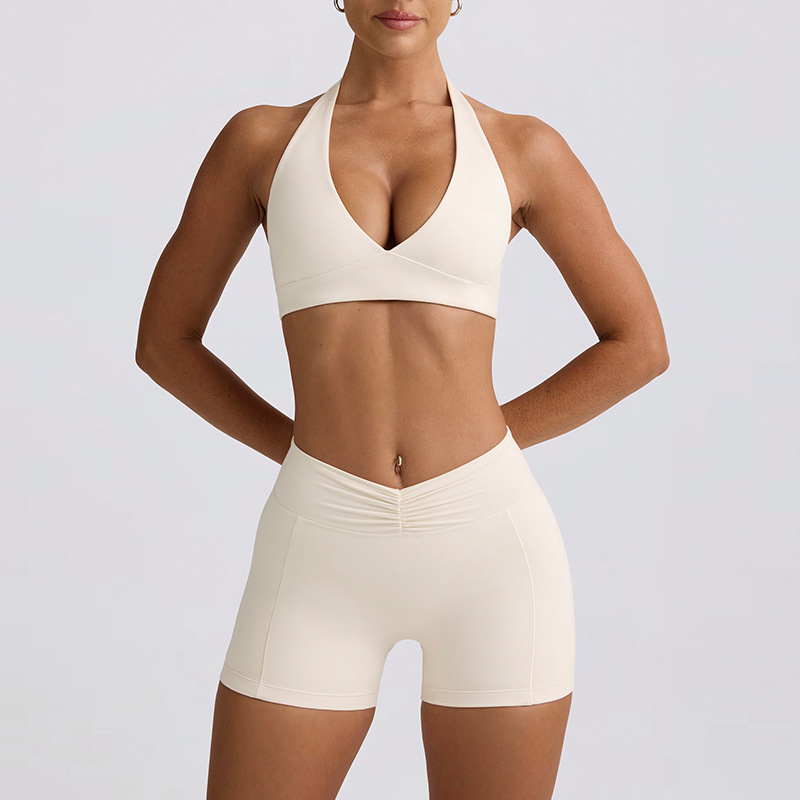 347. Halter-neck sports bra/yoga top