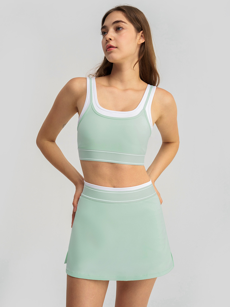 392. Tennis Skirt and Yoga Outfit Set